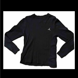 Air Jordan Thermal Mens L Black Long Sleeve Jumpman Crewneck Michael Jordan